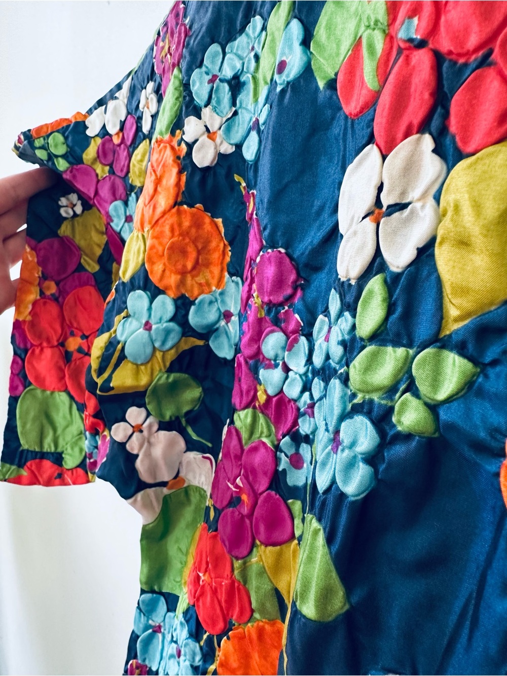 Vintage Caftan Kimono House Dress M - Picture 9 of 9